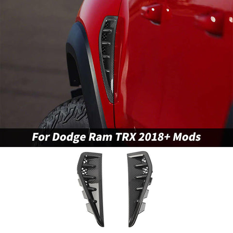 For 2018+ Dodge RAM Side Fender Vent Intak Cover Trim