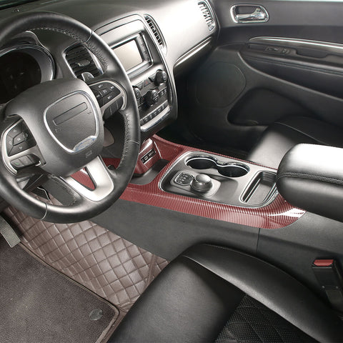 For 2014-2020 Dodge Durango Center Console Gear Shift Panel Cover Trim
