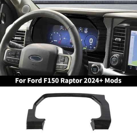 For 2024+ Ford F150 Raptor Dashboard Instrument Display Panel Trim Cover Decor