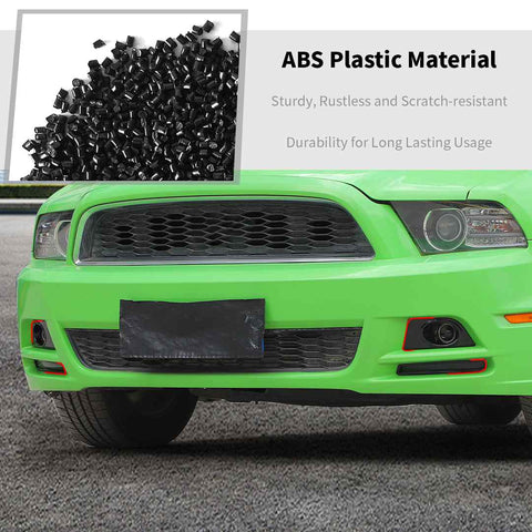 For Ford Mustang 2010-2014 Mustang Front Fog Iight Trim Black
