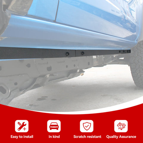 For 2021+ Ford Bronco Side Skirt Pinch Weld Guard Cover Strip Decoration