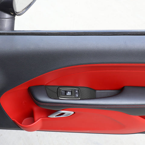 For 2015+ Dodge Challenger Steering Dash Central Console Trim Cover Kit