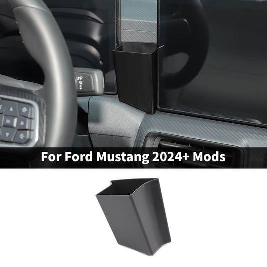 For 2024+ Ford Mustang Center Console Split Screen Gap Storage Box Organzation