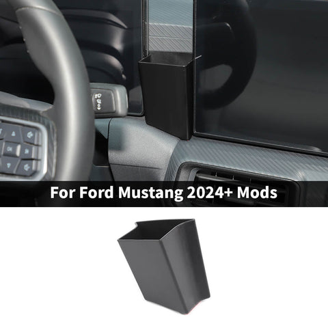 For 2024+ Ford Mustang Center Console Split Screen Gap Storage Box Organzation