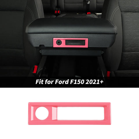 For 2021+ Ford F150 Center Armrest Box Switch Button Cover Trim