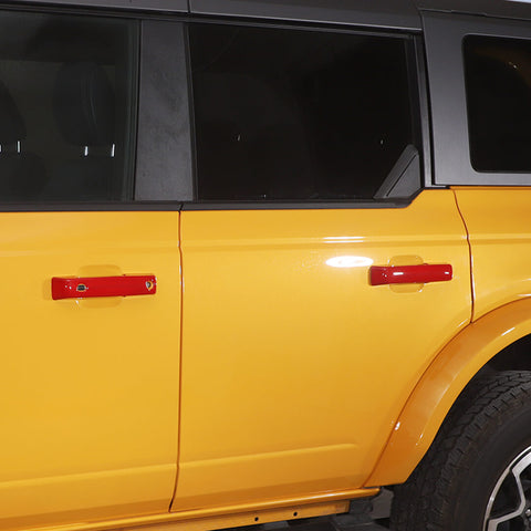 For 2021+ Ford Bronco Exterior Side RearView Mirror Shell Door Handle Trim Cover Kit