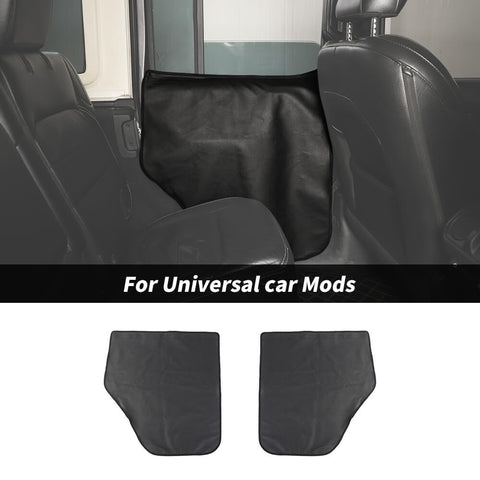 For Universal Car 2PCS Pet Scuff Cover Mat Left/Right Car Door Guard Storage Bag