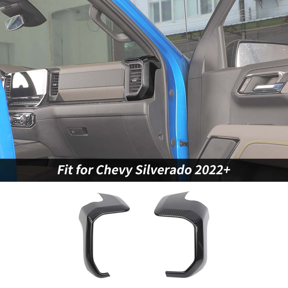 For 2022+ Chevy Silverado Interior side Air Vent Decor Cover Trim