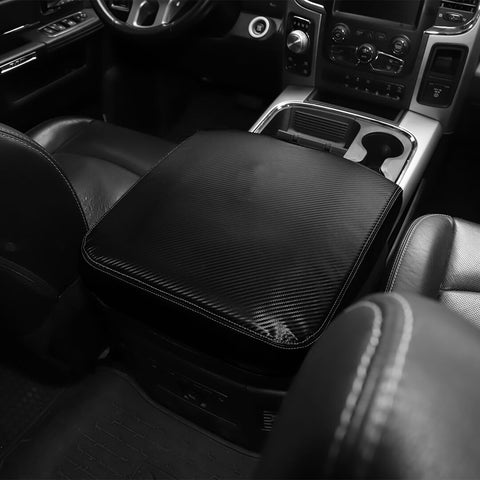 For 2010-2017 Dodge RAM Inner Armrest Box PU Leather Pad Trim Cover