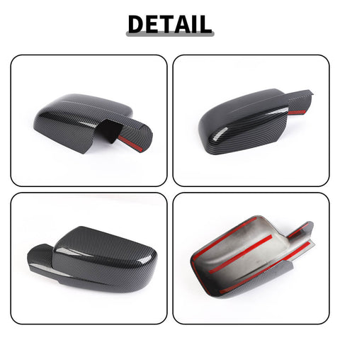 For 2009-2018 Dodge RAM Full View Mirror Cap Shell Trim Cover