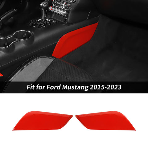 For 2015-2023 Ford Mustang Gear Shift Box Side Panel Cover Trim Bezel