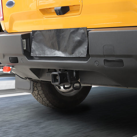 For 2021+ Ford Bronco Sport Smoked Black Rear Fog Light Lamp Guard Protector Cover Trim