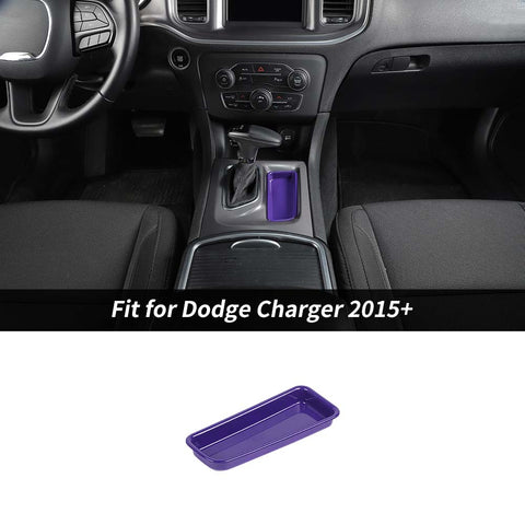 Gear Shift Storage Compartment Decor Cover For Dodge Charger 2015+ Accessories | CheroCar