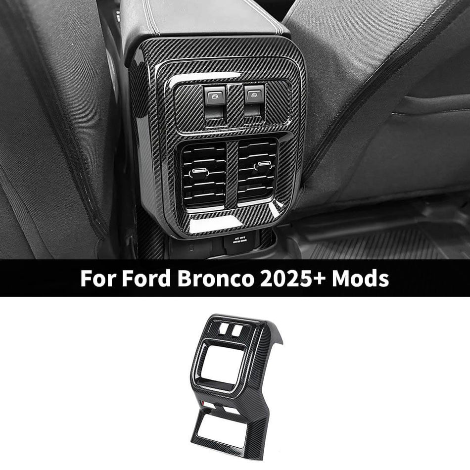 For 2025+ Ford Bronco Interior Rear Air Conditioning Vent Panel Trim Cover