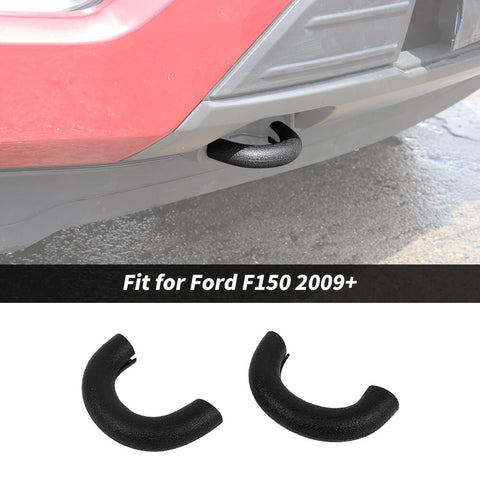 For 2009+ Ford F150 Front Bumper Track Tow Hook Trailer Trim Protect Cover