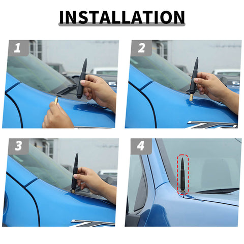 For Chevy Silverado/GMC/SIERRA Front Bullet Antenna Bracket Accessories