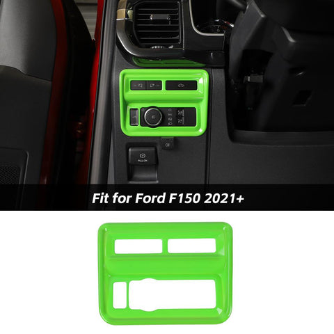 Headlight Control Switch Button Panel Trim Frame For Ford F150 2021+ Accessories | CheroCar