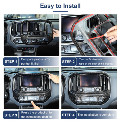 For 2014-2022 Chevy Colorado/GMC-CANYON 8 x Central Control & Inner Door Bowl Cover Trim Kit