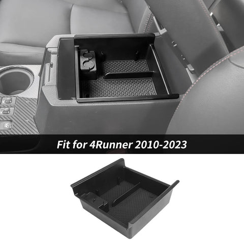 For 2010-2023 Toyota 4Runner Armrest Hidden Storage Box Organizer Secret Compartment