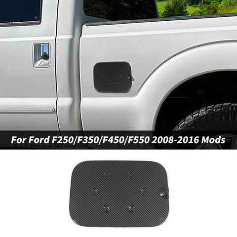 For 2008-2016 Ford F250/F350/F450/F550 Gas Cap Fuel Door Gas Tank Cover Trim