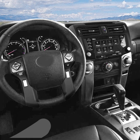 For 2020-2023 4Runner Interior Center Console Steering Wheel GPS Navigation Panel Cover Trim Kit