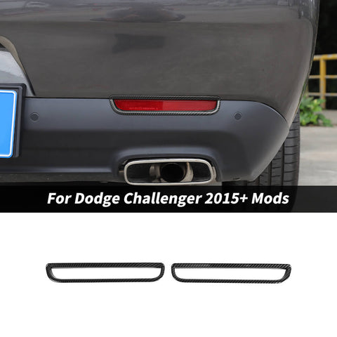For 2015+ Dodge Challenger Rear Fog Light Frame Panel Cover Trim