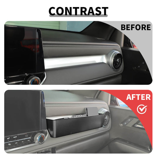 For 2023+ Chevy Colorado Interior Center Console Co-pilot Storage Box Accessories