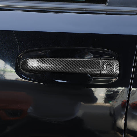 For 2017-2023 4Runner Rearview Mirror Shell & Door Handle & Tailgate Guard Cover Kit