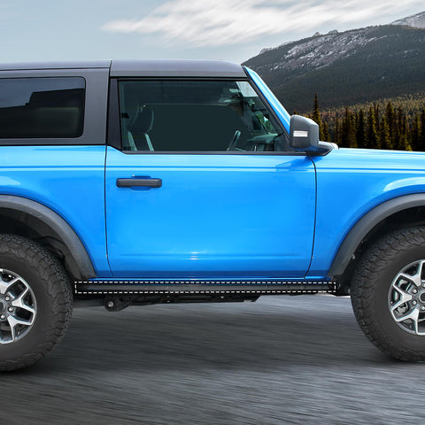 For 2021+ Ford Bronco Side Skirt Pinch Weld Guard Cover Strip Decoration