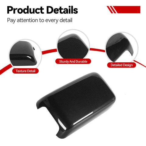 For 2011+ Dodge Charger/Chrysler 300C Armrest Box Panel Decor Trim Cover