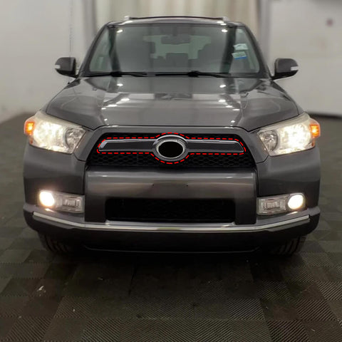 For 2010-2013 4Runner Front Grille Cover Trim Molding Strip Emblem Frame Decor