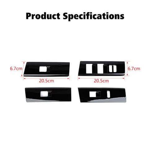 For 2010-2023 Toyota 4Runner Window Lift Switch Button Panel Cover Trim