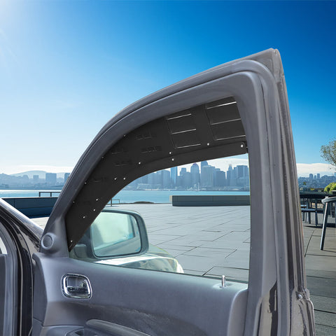 For 2011+ Dodge Durango Rear Window Glass Louvers Panel Air Vent Trim