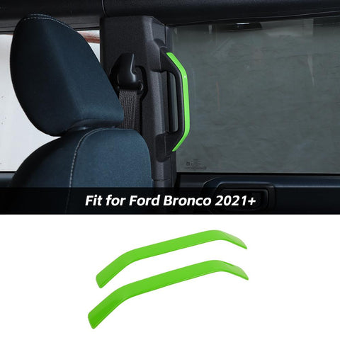 B Pillar Grab Handle Cover Decor Trim For Ford Bronco 2021+ 4-Door Accessories | CheroCar