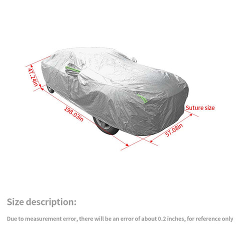 Car Cover Outdoor Waterproof Sun Snow Rain UV Heat Dust Resistant For Dodge Charger 2015+ Accessories | CheroCar