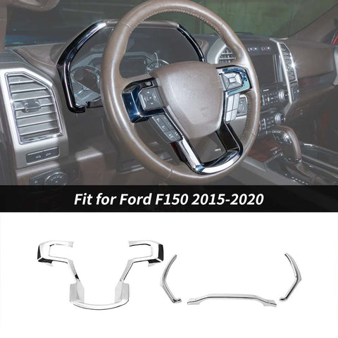 Dashboard Cover Steering Wheel Dash Trim for Ford F150 2015-2020｜CheroCar