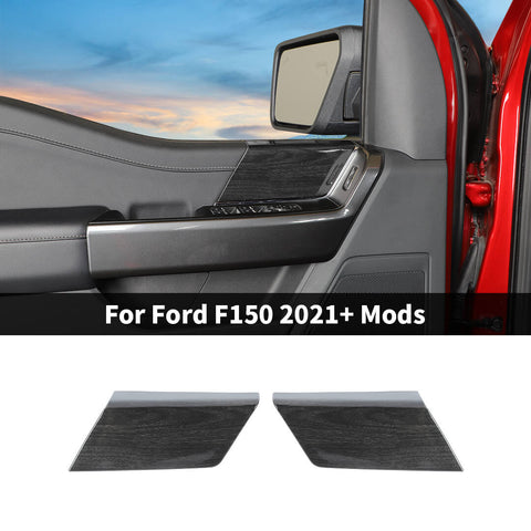 For 2021+ Ford F150 Interior Front Door Panel Handles Cover Trim (2 pcs)