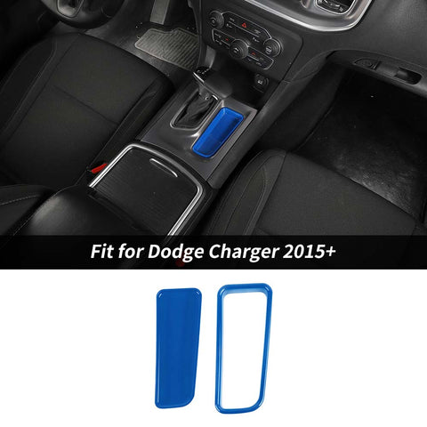 Gear Shift Storage Compartment Decor For Dodge Charger 2015+ Accessories | CheroCar