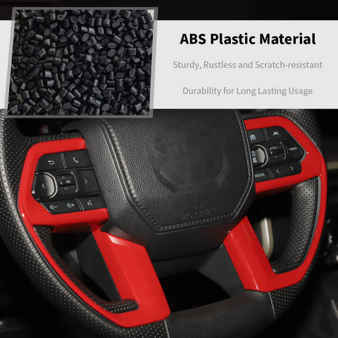 For 2024+ 4Runner Steering Wheel Button Frame Cover Trim