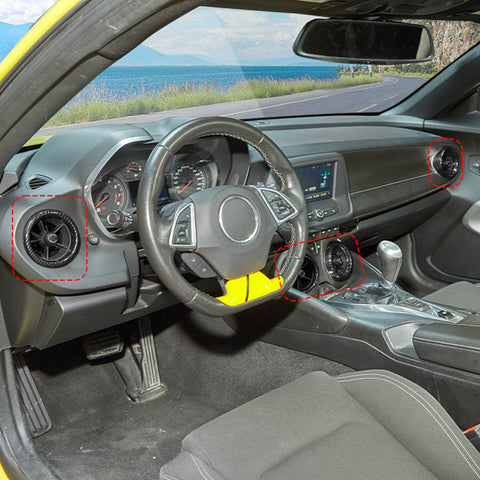 For 2017+ Chevy Camaro Interior Dashboard Panel Decor Cover Trim Kit