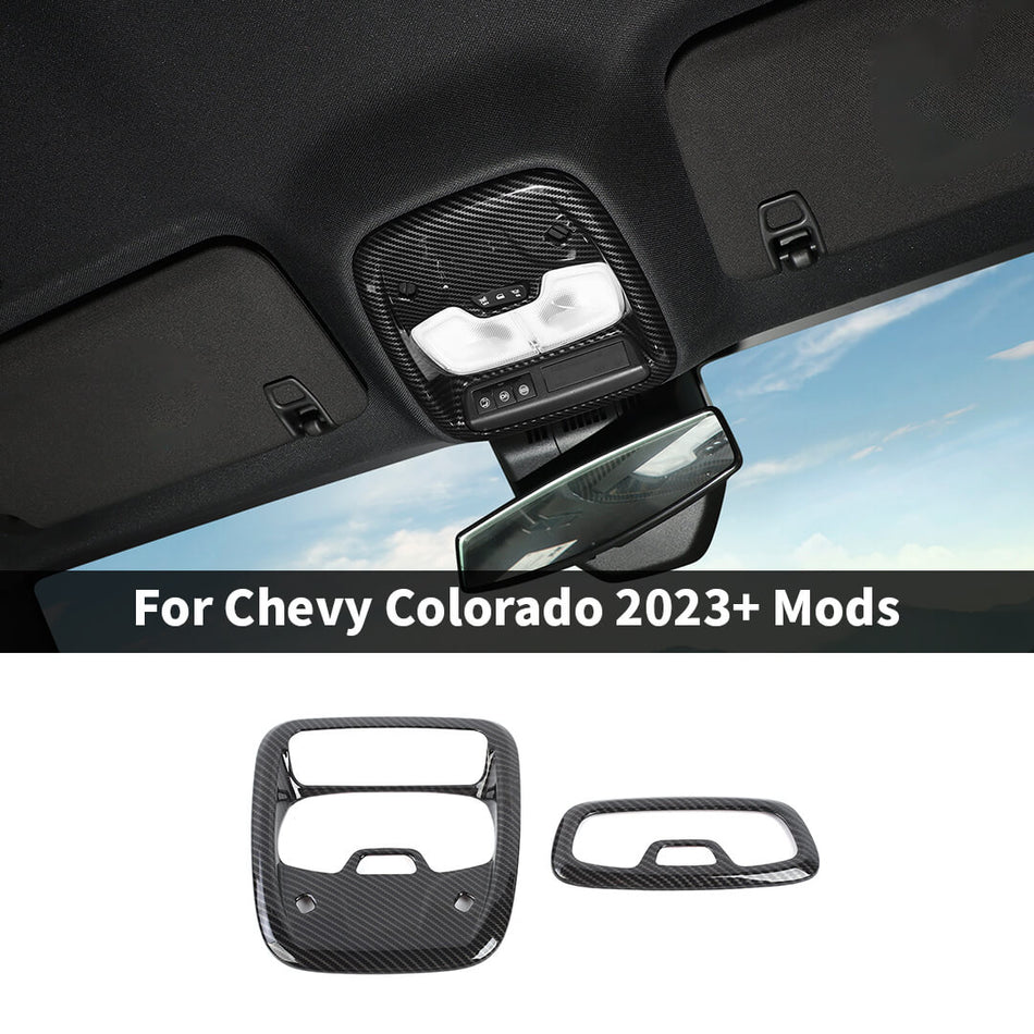 For 2023+ Chevy Colorado/GMC-CANYON Interior Car Roof Reading Light Lamp Cover Trim (2 pcs)