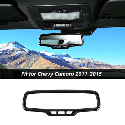 Interior Rearview Mirror Frame Cover Trim Bezels For Chevy Camaro 2011-2015 Accessories | CheroCar