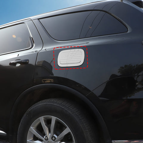For 2011+ Dodge Durango Fuel Tank Door Cover Gas Lid Cap Trim US Flag