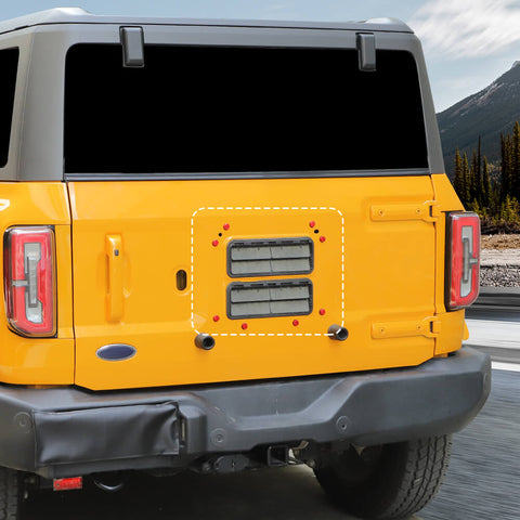 For Ford Bronco Tailgate Spare Tire Delete Bumper Screws Bolts