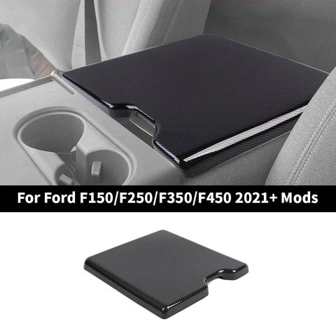 For 2021+ Ford F150/F250/F350/F450 Interior Center Console Armrest Box Cover Trim Panel