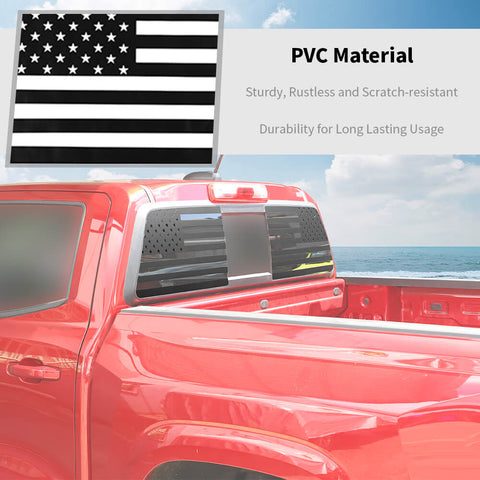 For 2023+ Chevy Colorado/GMC-CANYON Rear Window Glass Decal Sticker Trim Cover