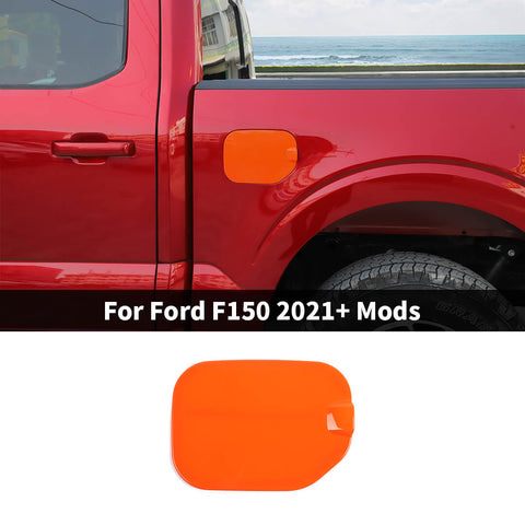 For 2021+ Ford F150 Exterior Fuel Filler Door Gas Tank Cap Cover Trim