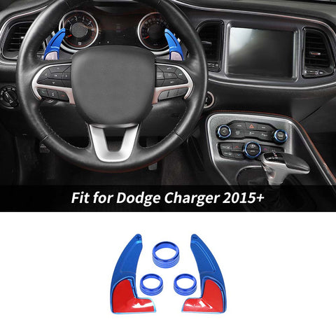 Shift Paddle/Air Condition Sound Switch Ring For Dodge Charger/Challenger 2015+ Accessories | CheroCar