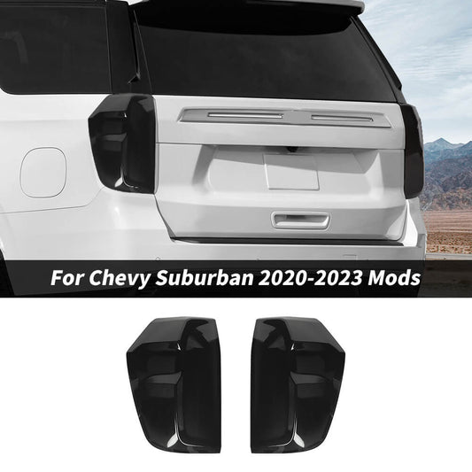 For 2021-2024 Chevy Suburban//Tahoe Exterior Rear Tail Light Lamp Trim Cover