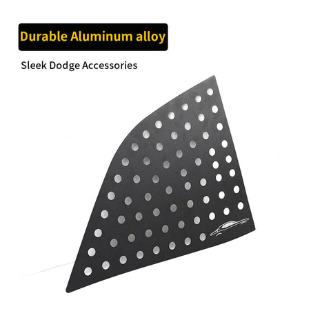 For 2008+ Dodge Challenger Side Rear Window Triangle Glass Cover Trim